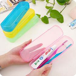 Outdoor Travel Box, Toothpaste Box, Large Mini Portable Easy-To-Use Toothbrush, Large-Capacity Storage Box, Toothbrush Set