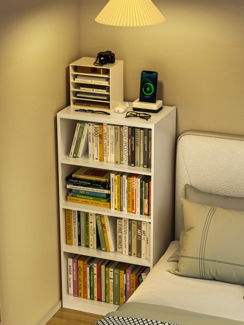 Steel Bedside Bookshelf, Living Room Balcony Multi-Layer Floor-To ...