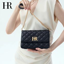 New Year's Gift 2026Hr Helena Bag Women's New Luxury Handbag Single Shoulder Crossbody Bag Genuine Leather