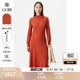 Gobi Gobi autumn and winter simple slim fit and slim inside and outside wearing long cashmere women's dress knitted skirt