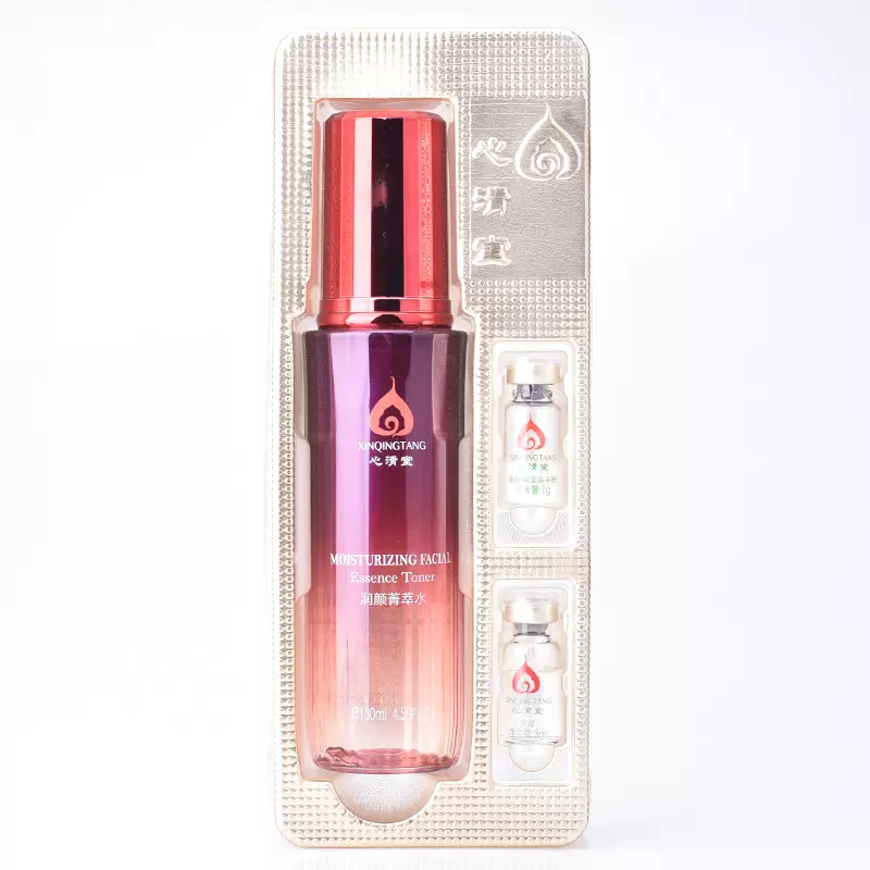 心清堂润颜菁萃水130ml 1对冻干粉套装补水修护化妆品正品官方旗