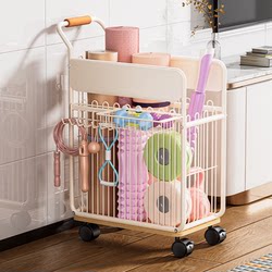 Yoga Mat Storage Basket Household Dumbbell Kettlebell Fitness Equipment Sports Supplies Storage Rack Badminton Racket Storage Rack
