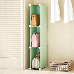 Storage Rack for Bags, Dust-Proof Organizer for Living Room, Bedroom, Dormitory, Bedside, Floor-Standing Wardrobe, and Hanging Storage Cabinet