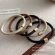 Women's 2025 new high-end adult rubber band leather case hair ring high elastic durable hair tie hair rope headdress