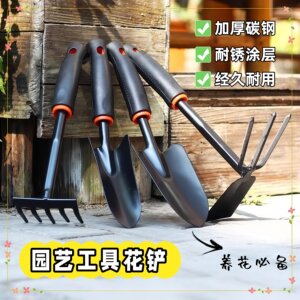 Household planting flowers and catching sea tools Small shovel Poin flowers planting flowers, multi -meat sets, gardening iron shovel iron 锹 家 家 家 家 家 家