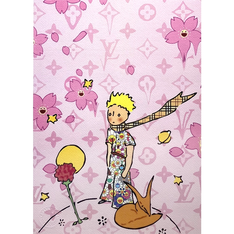 デス　ニューヨーク　奈良美智　村上隆　2019年 Death NYC奈良美智村上隆版画death nyc限量版画太阳花卧室装饰画