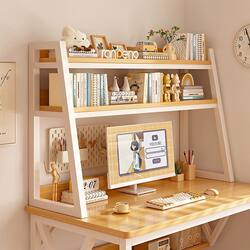 Desktop Storage Rack Multi-Layer Desk Bookshelf Student Home Office Desk Storage Cabinet Layered Organizing Shelf