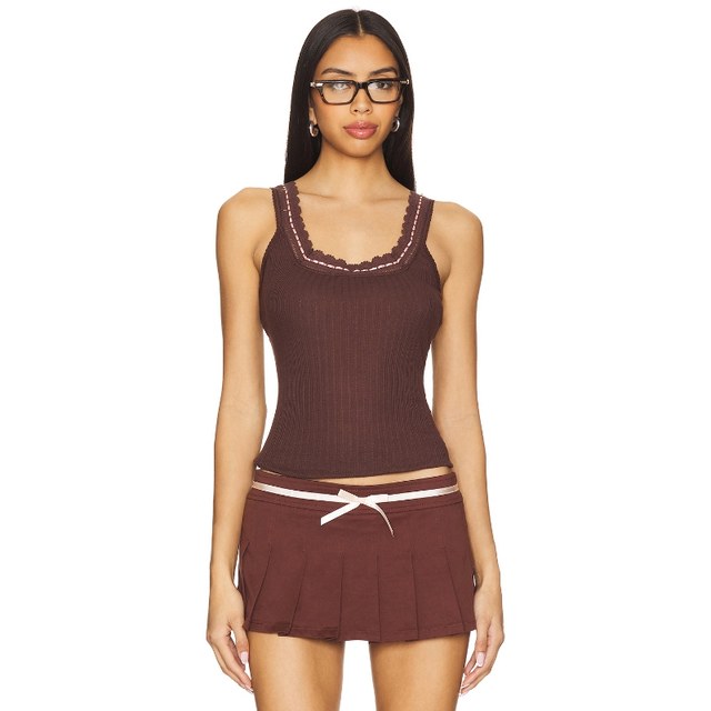 
[Winter Inner Wear] Free People FREE PEOPLE ONLY YOU Vest Brown Basic R