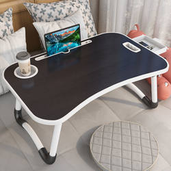 Small Bed Table, Bedroom Folding Desk, Student Online Class Computer Desk, Dormitory Simple Study Table, Home Mobile Desk