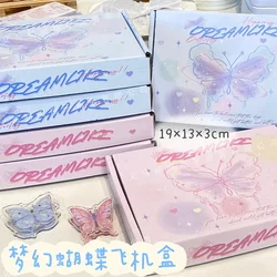 ins Painted Style Butterfly Airplane Box Small Card Express Packaging Box Carton Gift Packaging Box