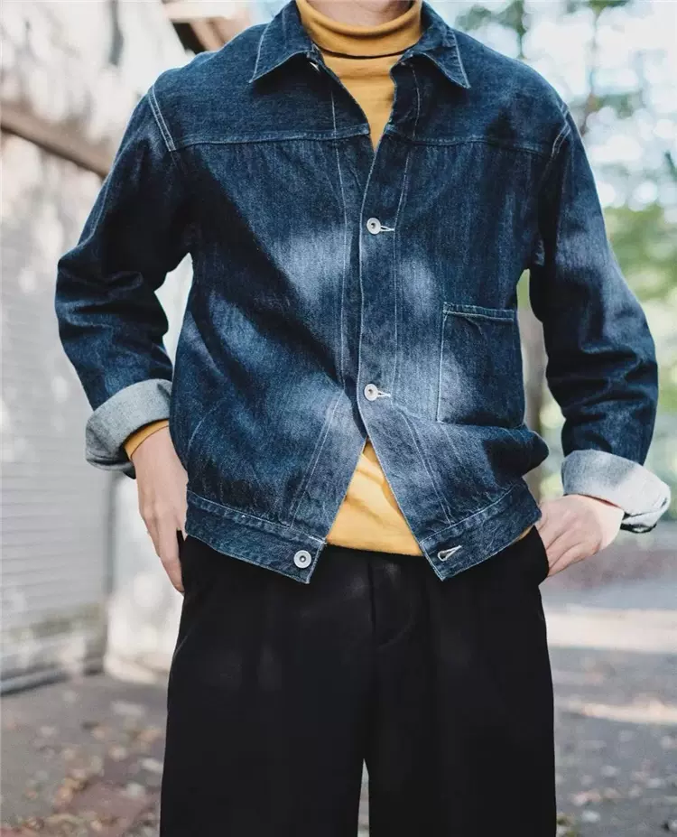 COMOLI DENIM JACKET 一代短款牛仔夹克-Taobao