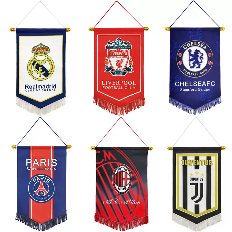 Football team Liverpool Arsenal AC Milan decorative flag