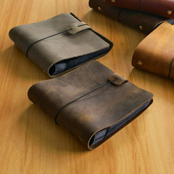 Genuine Leather Retro 3inch Photo Album, Polaroid Photo Album, Interstitial Small Photo Album, Commemorative Album, Bill Card Storage Album