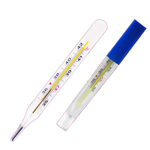 
Large old-fashioned mercury thermometer armpit glass thermometer large-scale internal standard fever probe home