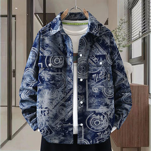 
Designed American trendy brand washed denim jacket for men 2026 new shirt tops spring and autumn handsome jacket