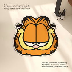 Koupelnová Podložka Garfield Speciálního Tvaru Podložka Rozsivka Absorbující Bahno Koupelnové Dveře Protiskluzová Měkká Rohož Vstupních Dveří Rohožka