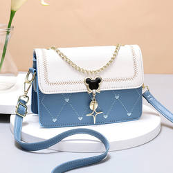 Niche Luxury High-End Women's Bag 2025 Summer Fashion ins Chain Shoulder Crossbody Bag Versatile Small Square Bag