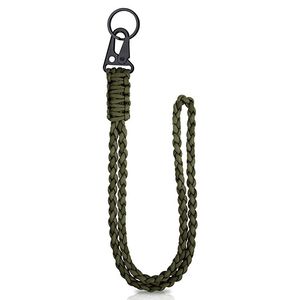 
Outdoor heavy lanyard camera rope anti-lost rope braided paracord neck lanyard keychain men and women outdoor survival