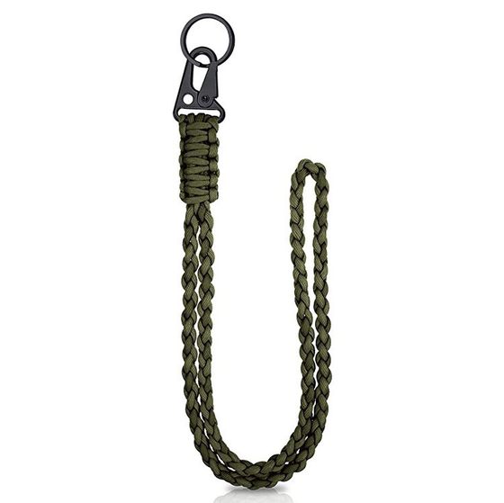 
Outdoor heavy lanyard camera rope anti-lost rope braided paracord neck lanyard keychain men and women outdoor survival