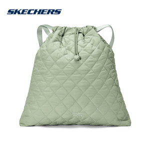 
Skechers men's and women's bags casual backpacks versatile and fashionable drawstring design L424U081/027B