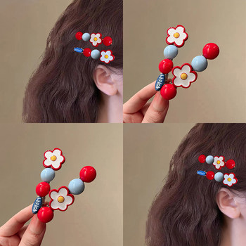 
Flower hairpin women's side clip new headwear