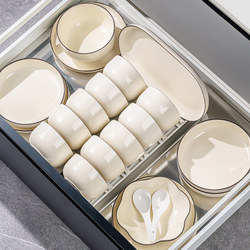 Jingdezhen Bowl and Plate Set for Home Use 2026 New Ceramic Tableware Bowls Plates Chopsticks Housewarming Simple Bowl Chopsticks Plate Combination