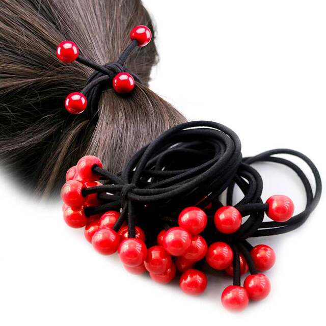 High elastic simple head rope rubber band hair ring female tie hair ...