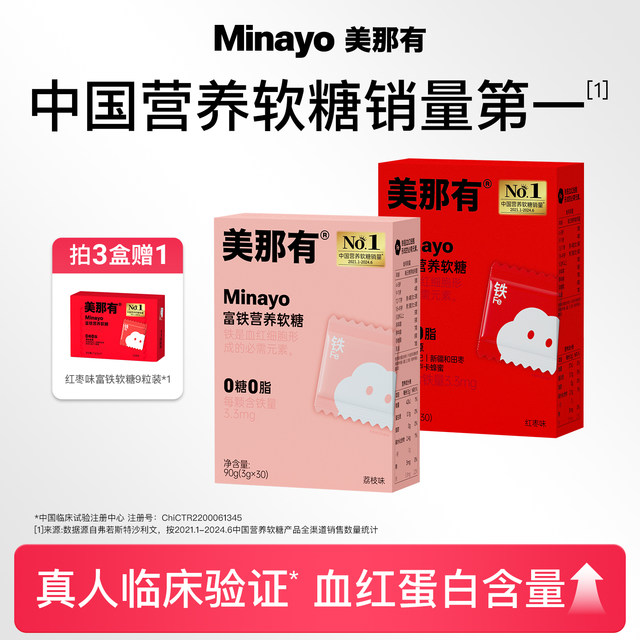 Minayo has iron-rich gummies for adolescent women, iron supplements for qi and blood during pregnancy, tk for pregnant women