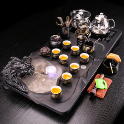 Solid Wood Tea Tray, Fully Automatic Integrated Tea Table, Office and Home Use, Light Luxury High-End Kung Fu Tea Set, 2025 New Model
