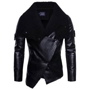 
Ouma 2020 autumn foreign trade new men's motorcycle leather jacket personalized washed leather jacket B038