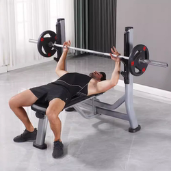 Commercial Multifunctional Weight Bench, Bench Press Rack, Squat Rack, Integrated Barbell Rack, Barbell Set, Home Fitness Equipment