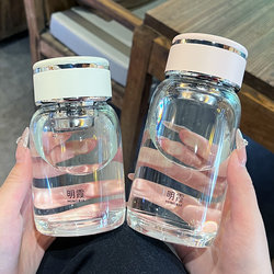 High Borosilicate Glass Water Cup 2025 New Model for Women, High Appearance Value, Office Use, High Temperature Resistant, Food Grade, Portable Tea Brewing Cup