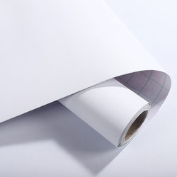White Wallpaper Self-Adhesive Waterproof and Moisture-Proof Washable Bedroom Wallpaper Dormitory Background Wall Self-Adhesive Furniture Renovation Stickers