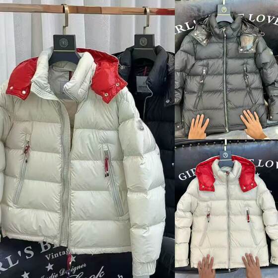 
[Ready Stock] 5599 Good Luck Early Spring New Men's Down Jacket Hooded Couple Style Warm Jacket Versatile