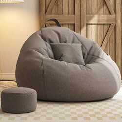 Bean Bag Lazy Sofa Tatami, Removable and Washable Small Sofa Bag, Creative Internet-Famous Reclining and Lying Chair, Single-Person Small Sitting and Squatting Chair