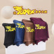 4-pack of men's boxer briefs, 100% cotton, sporty, breathable, youth, mid-waist, square-corner modal