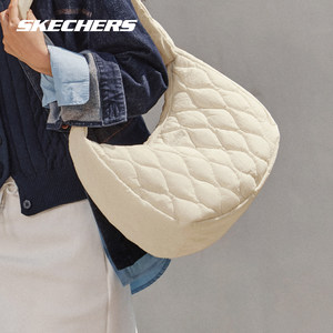 
Skechers Skechers women's cloud crescent bag shoulder bag versatile large capacity convenient cross-span bag L424U016