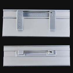 Fully Inserted Paper Aluminum Alloy Badges, Work Badges, Service Badges, Factory Badges with Pins, Hospital Badges