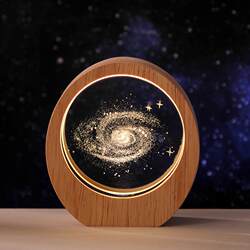 Cosmic starry sky creative crystal night light atmosphere light