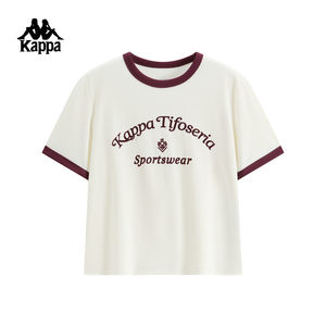 
Kappa Kappa back-to-back short-sleeved T-shirt for women 2026 new summer cool loose casual sports top for women