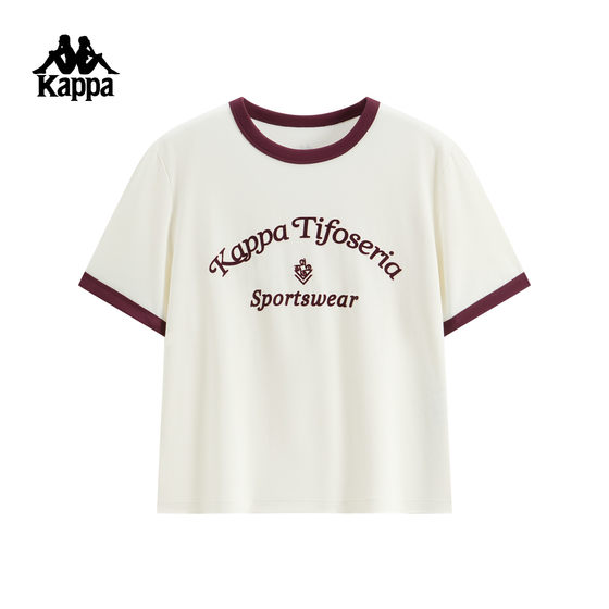 
Kappa Kappa back-to-back short-sleeved T-shirt for women 2026 new summer cool loose casual sports top for women