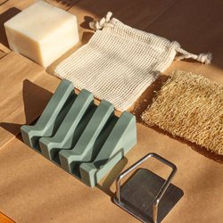 Silicone Soap Dish, Soap Holder, Household Punch-Free Storage Rack, Bathroom Creative Draining Rack, Soap Holder