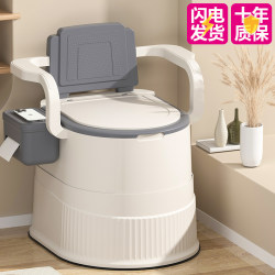 Portable Toilet for the Elderly, Mobile Toilet for Pregnant Women, Adult Urinal, Household Potty for Postpartum Women, Urine Bucket