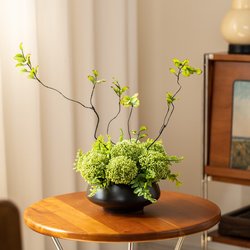 Indoor Artificial Bouquets, Modern Simple Green Plants, Potted Plants, High-End Desktop Green Plants, Fake Flowers, Floral Arrangements, Bonsai