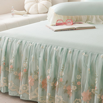 
Summer high-end ice silk bean mat, Category A maternal and infant grade 2025 new washable bed skirt, air-conditioned mat, soft