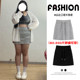 Gray sweat skirt sports skirt for women in summer, versatile large size anti-lighting and covering hips to make them look slim and hot girl A-line hip-pack short skirt

