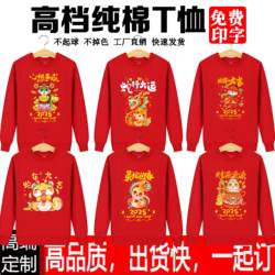 Prosperity from All Directions 2025 Year of the Snake Festive Sweatshirt for Men and Women Spring Festival Couple Outfit Spring and Autumn New Year Performance Costume