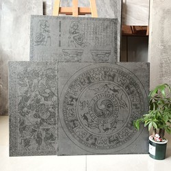 Retro Floor Tiles, Chinese Antique Tiles, 600X600 Non-Slip Floor Tiles, Restaurant Tiles, Background Wall Tiles, Ancient Building Tiles