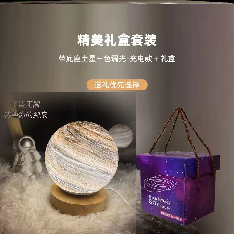 一切都是朋友小夜燈男女耶誕生日女朋友裝飾送人閏