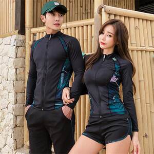 
Couple diving suits for women and men split long sleeves long trousers jellyfish suit snorkeling surfing swimsuit suit quick dry sun protection Korea